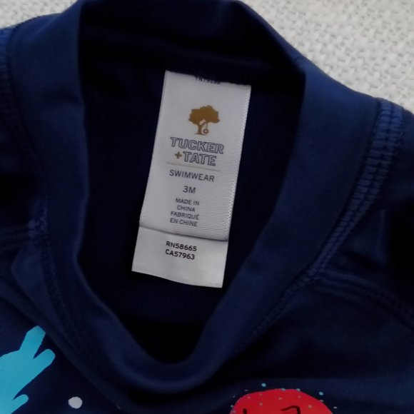 TUCKER + TATE TOP Rashguard Swimsuit - Picture 2 of 2